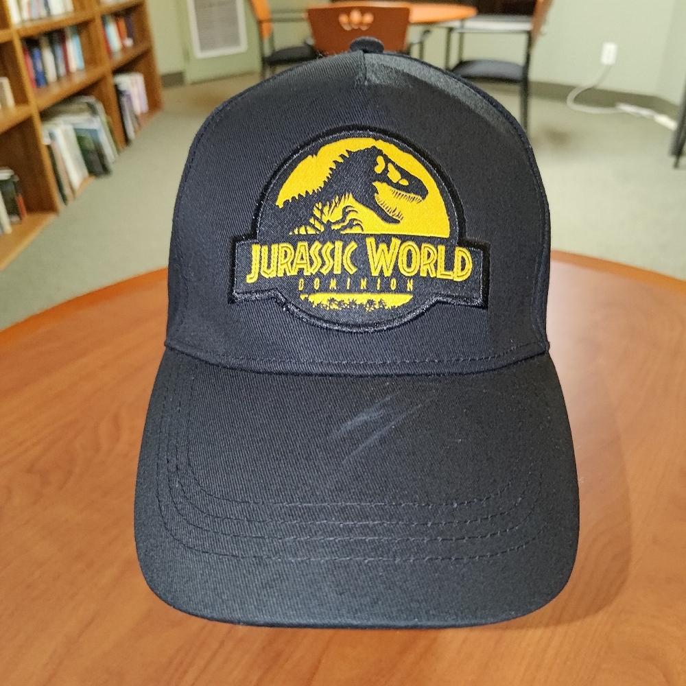 Jurassic World Dominion Stitched Patch Strap-on Hat Cap New